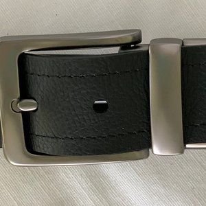 Columbia Black Outer , Brown Inside Leather Men's Belt SizeLarge